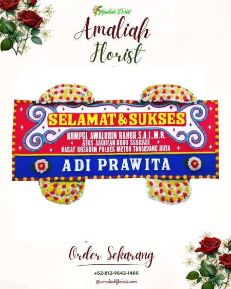 Papan Bunga Ucapan Selamat Kabaruan